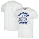 Chicago Cubs Homage Bleacher Bums Hyper Local Tri-Blend T-Shirt Discount