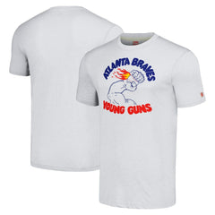 Atlanta Braves Homage Doodle Collection Young Guns Tri-Blend T-Shirt Near Me