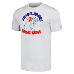 Atlanta Braves Homage Doodle Collection Young Guns Tri-Blend T-Shirt Near Me