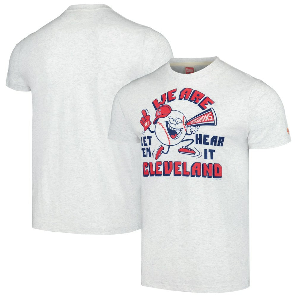 Cleveland Guardians Homage Doodle Collection We Are Cleveland Tri-Blend T-Shirt Discount