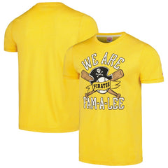 Pittsburgh Pirates Homage Doodle Collection We Are Fam-A-Lee Tri-Blend T-Shirt Near Me