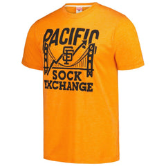 San Francisco Giants Homage Doodle Collection Pacific Sock Exchange Tri-Blend T-Shirt Outlet