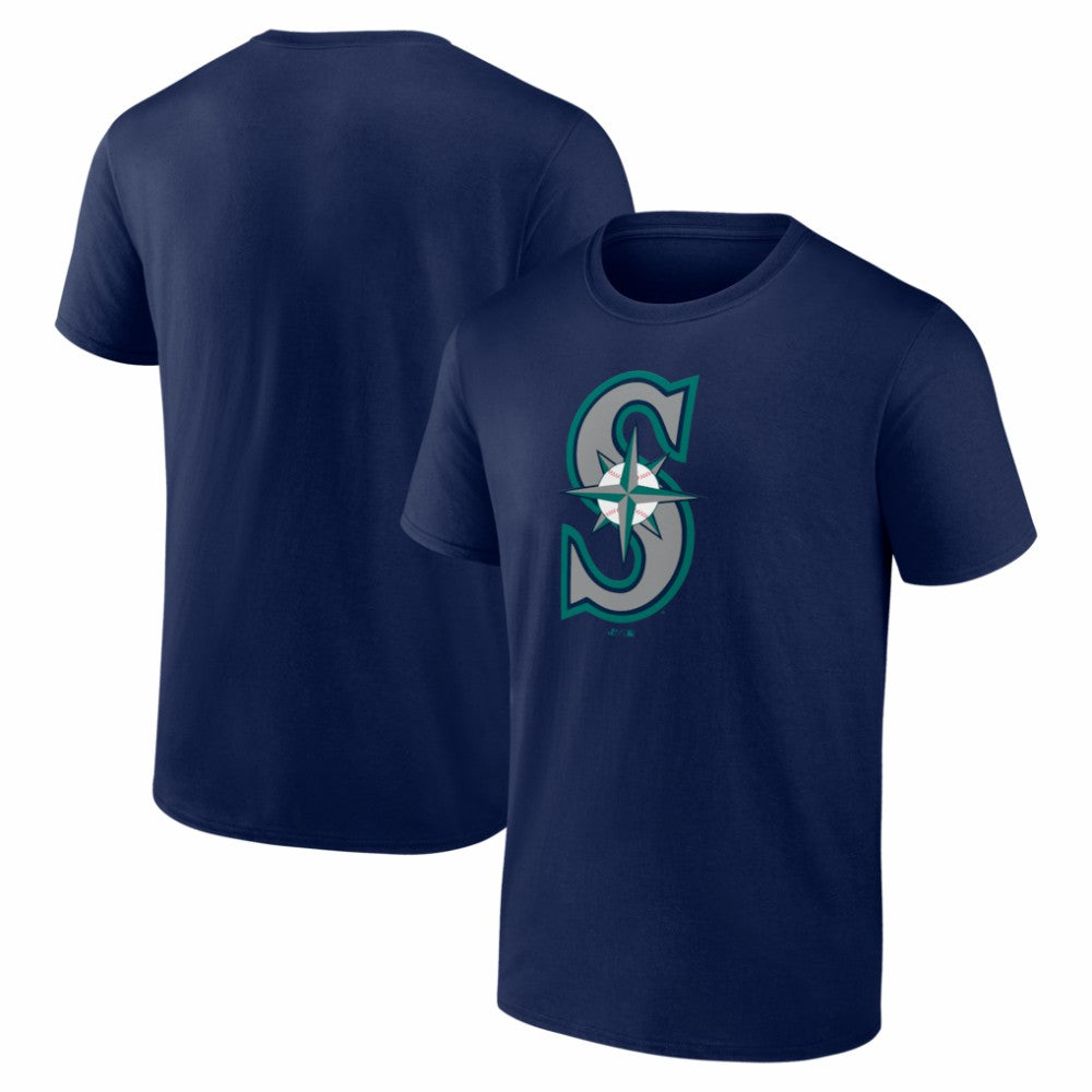 Seattle Mariners Logo Athletic Official Logo T-Shirt Discount