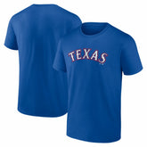 Texas Rangers Logo Athletic Wordmark T-Shirt Online