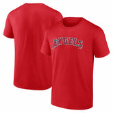 Los Angeles Angels Logo Athletic Wordmark T-Shirt for sale