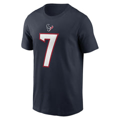 C.J. Stroud Houston Texans Player Name & Number T-Shirt - Navy - Nike