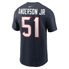 Will Anderson Jr. Houston Texans Player Name & Number T-Shirt - Navy - Nike