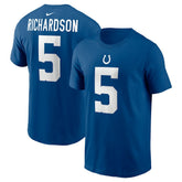 Anthony Richardson Indianapolis Colts Player Name & Number T-Shirt - Royal - Nike