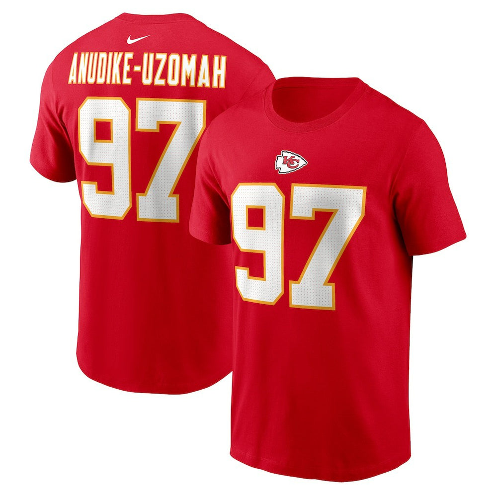 Felix Anudike-Uzomah Kansas City Chiefs Player Name & Number T-Shirt - Red - Nike