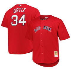 David Ortiz Boston Red Sox Mitchell & Ness Big & Tall Cooperstown Mesh Batting Practice Jersey Online