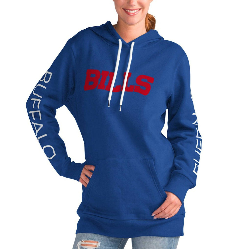 Buffalo Bills G-III 4Her by Carl Banks Women's Extra Inning Pullover Hoodie - Royal - NFL