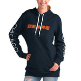 Chicago Bears G-III 4Her by Carl Banks Women's Extra Inning Pullover Hoodie - Navy - NFL