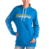 Los Angeles Chargers G-III 4Her by Carl Banks Women's Extra Inning Pullover Hoodie - Powder Blue - NFL