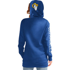 Los Angeles Rams G-III 4Her by Carl Banks Women's Extra Inning Pullover Hoodie - Royal - NFL