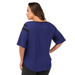Baltimore Ravens G-III 4Her by Carl Banks Women's Plus Size Linebacker T-Shirt - Purple - NFL