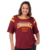 Washington Commanders G-III 4Her by Carl Banks Women's Plus Size Linebacker T-Shirt - Burgundy - NFL