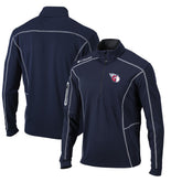 Cleveland Guardians Columbia Omni-Wick Shotgun Quarter-Zip Pullover Top Outlet