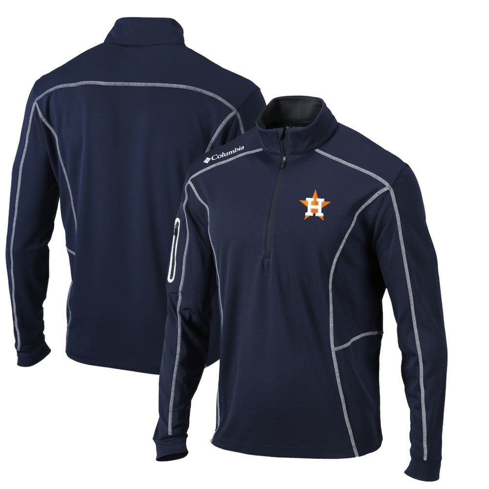 Houston Astros Columbia Omni-Wick Shotgun Quarter-Zip Pullover Top Outlet