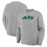 New York Jets Primary Logo Legacy Sweatshirt - Heather Gray - Fanatics