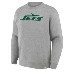 New York Jets Primary Logo Legacy Sweatshirt - Heather Gray - Fanatics