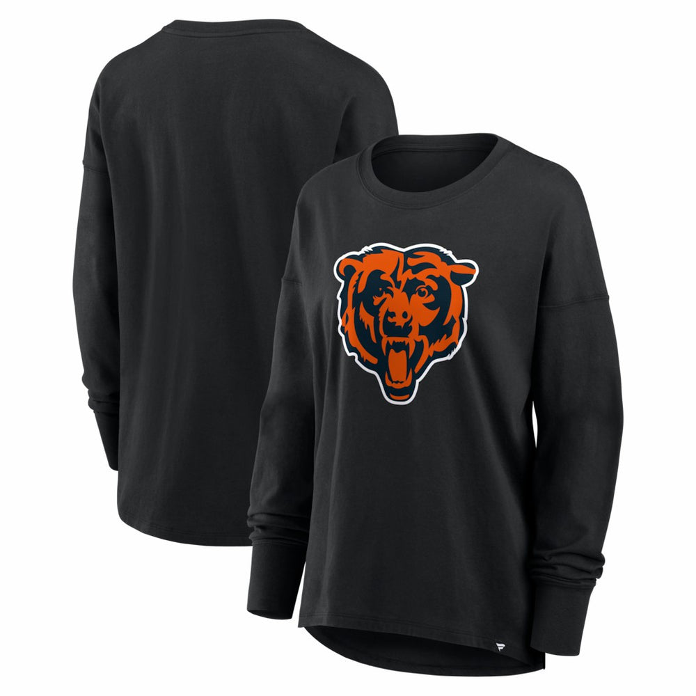 Chicago Bears Women's Essential Long Sleeve T-Shirt - Black - Fanatics