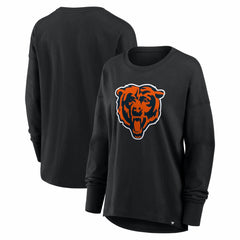 Chicago Bears Women's Essential Long Sleeve T-Shirt - Black - Fanatics