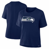 Seattle Seahawks Women's Essential Legacy T-Shirt - College Navy - Fanatics