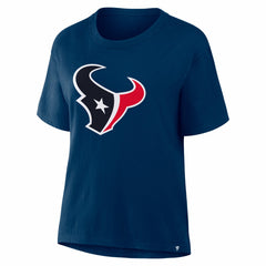 Houston Texans Women's Essential Legacy T-Shirt - Navy - Fanatics