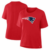 New England Patriots Women's Essential Legacy T-Shirt - Red - Fanatics