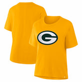 Green Bay Packers Women's Essential Legacy T-Shirt - Gold - Fanatics