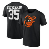 Adley Rutschman Baltimore Orioles Player Icon Name & Number T-Shirt Outlet