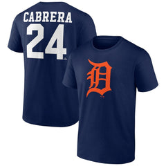 Miguel Cabrera Detroit Tigers Player Icon Name & Number T-Shirt Outlet