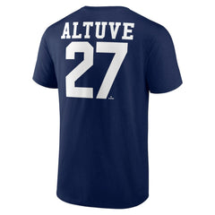 Jose Altuve Houston Astros Player Icon Name & Number T-Shirt Outlet