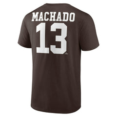 Manny Machado San Diego Padres Player Icon Name & Number T-Shirt Sale
