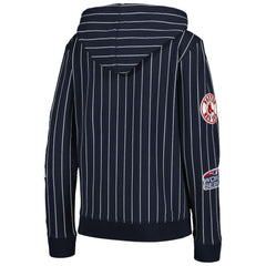 Boston Red Sox New Era Women's Pinstripe Tri-Blend Full-Zip Jacket Online