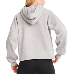 Indianapolis Colts DKNY Sport Women's Debbie Dolman Raglan Pullover Hoodie - Heather Gray - NFL