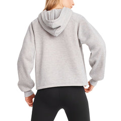 New York Giants DKNY Sport Women's Debbie Dolman Raglan Pullover Hoodie - Heather Gray - NFL