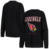 Arizona Cardinals G-III 4Her by Carl Banks Women's Comfy Cord Pullover Sweatshirt - Black - NFL
