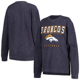 Denver Broncos G-III 4Her by Carl Banks Women's Comfy Cord Pullover Sweatshirt - Navy - NFL