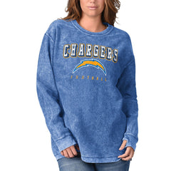 Los Angeles Chargers G-III 4Her by Carl Banks Women's Comfy Cord Pullover Sweatshirt - Powder Blue - NFL