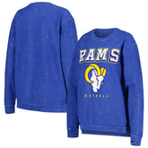 Los Angeles Rams G-III 4Her by Carl Banks Women's Comfy Cord Pullover Sweatshirt - Royal - NFL