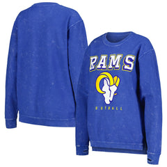 Los Angeles Rams G-III 4Her by Carl Banks Women's Comfy Cord Pullover Sweatshirt - Royal - NFL