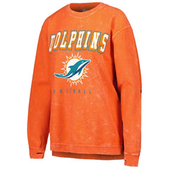 Miami Dolphins G-III 4Her by Carl Banks Women's Comfy Cord Pullover Sweatshirt - Orange - NFL
