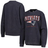 New England Patriots G-III 4Her by Carl Banks Women's Comfy Cord Pullover Sweatshirt - Navy - NFL
