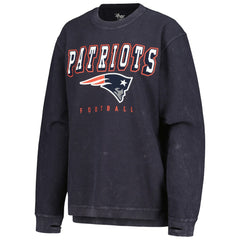 New England Patriots G-III 4Her by Carl Banks Women's Comfy Cord Pullover Sweatshirt - Navy - NFL