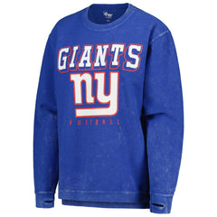 New York Giants G-III 4Her by Carl Banks Women's Comfy Cord Pullover Sweatshirt - Royal - NFL