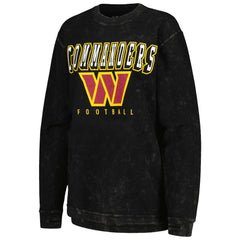Washington Commanders G-III 4Her by Carl Banks Women's Comfy Cord Pullover Sweatshirt - Black - NFL