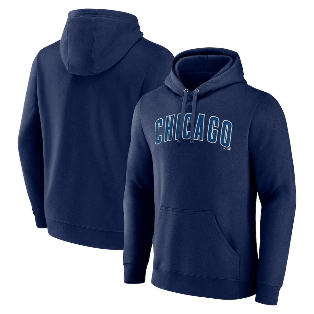Chicago Cubs Official Wordmark Pullover Hoodie Discount