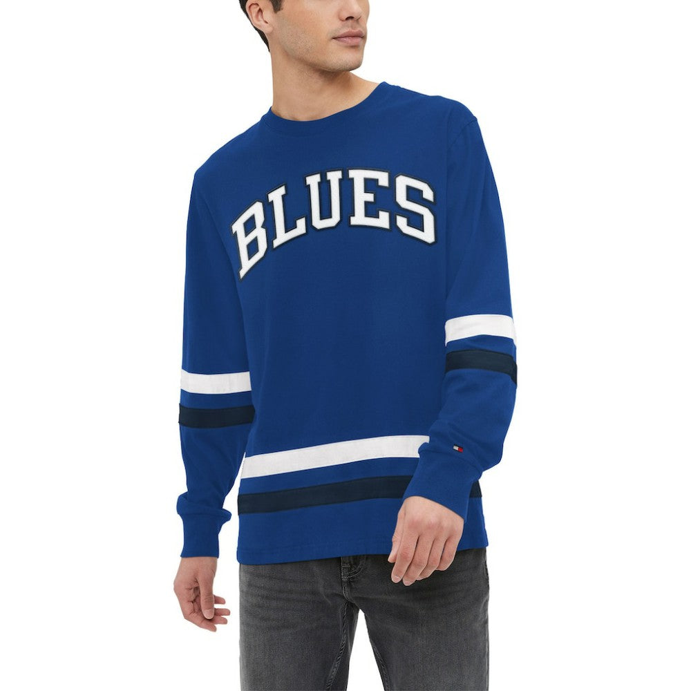 St. Louis Blues Tommy Hilfiger Nolan Long Sleeve T-Shirt - Blue | NHL on sale