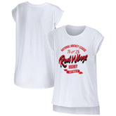 Detroit Red Wings WEAR by Erin Andrews Women's Domestic Tank Top - White | NHL discount